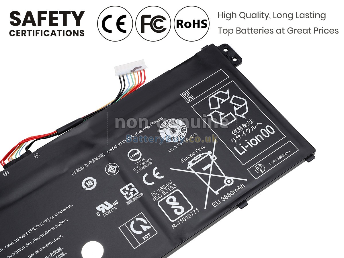 replacement battery for Acer AP18C4K