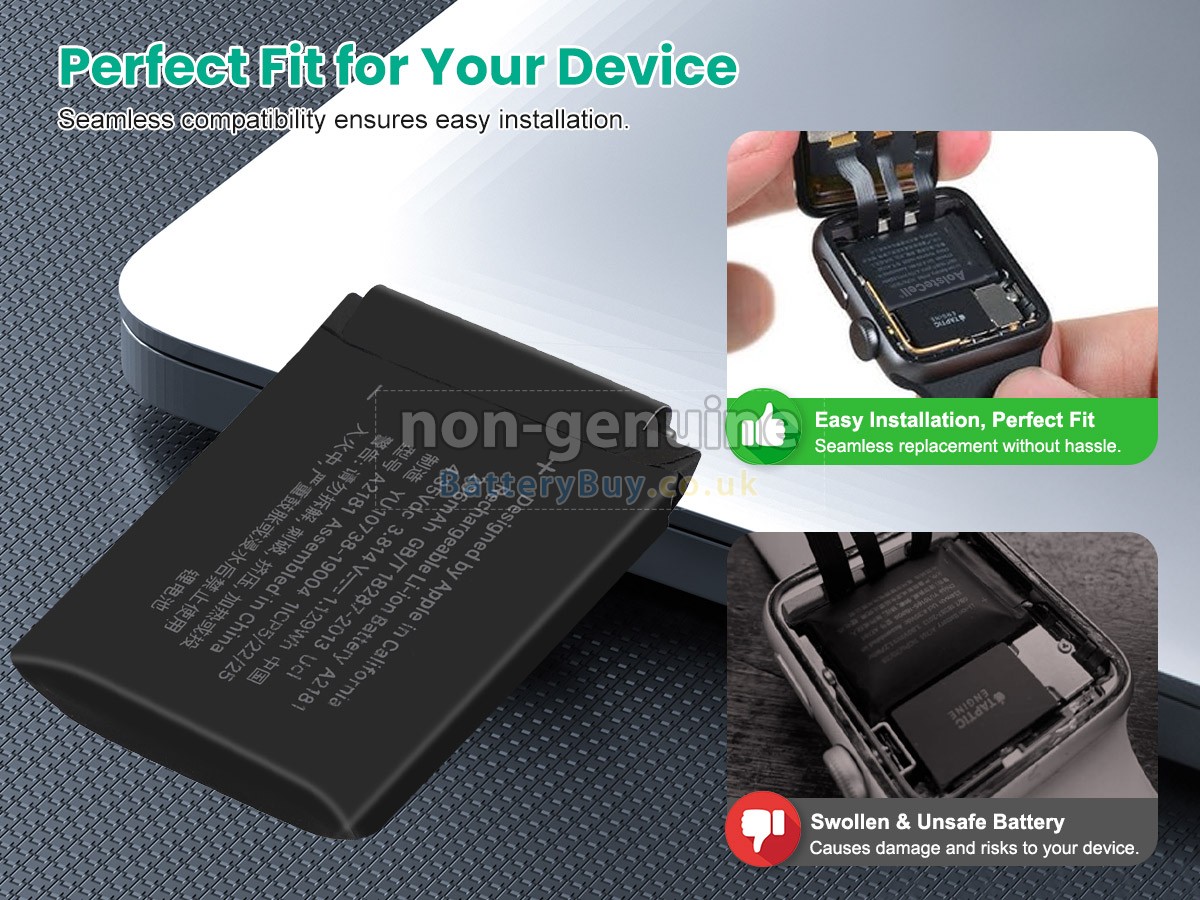 replacement battery for Apple WATCH SE NIKE GPS 44MM