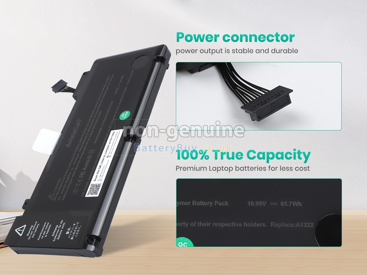 replacement battery for Apple MacBook Pro 13.3 inch MD313LL/A