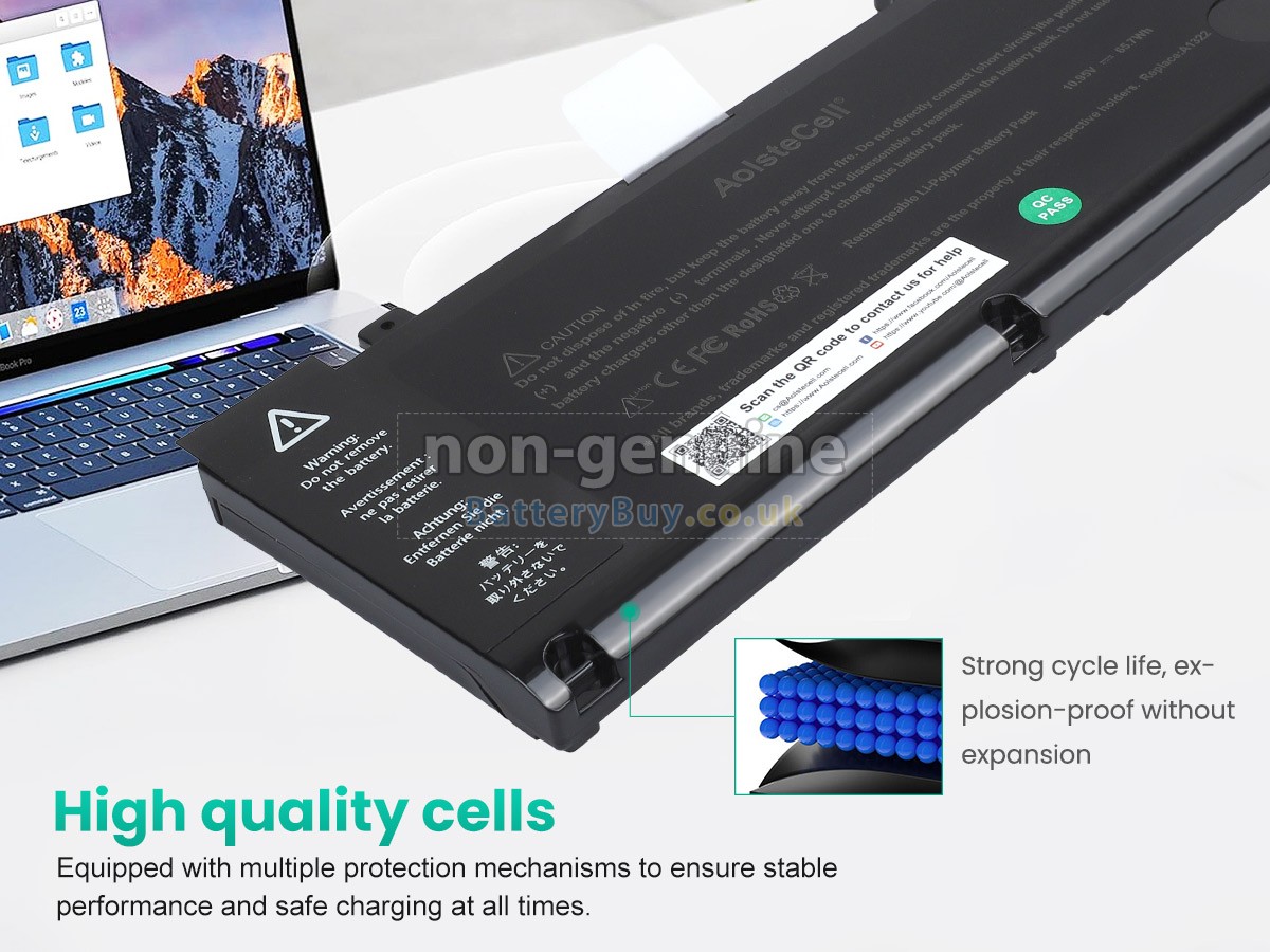 replacement battery for Apple MacBook Pro 13.3 inch MD313LL/A