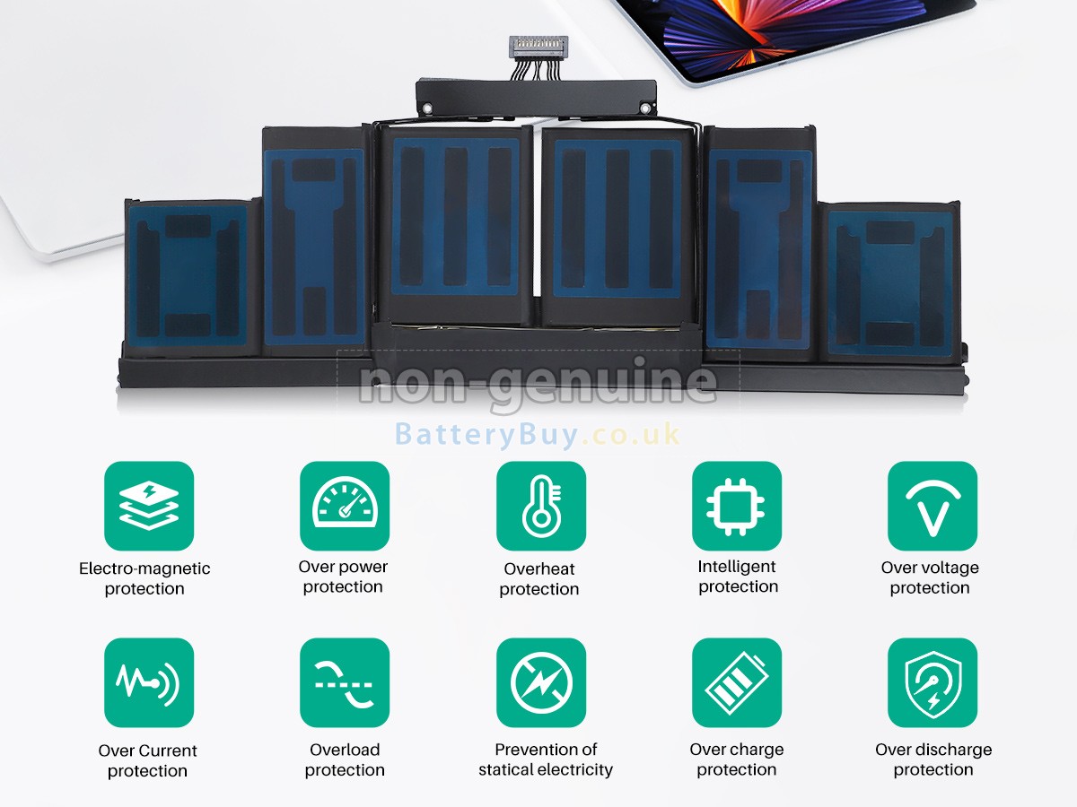 replacement battery for Apple MacBook Pro 15.4 inch Retina A1398(Mid 2014)