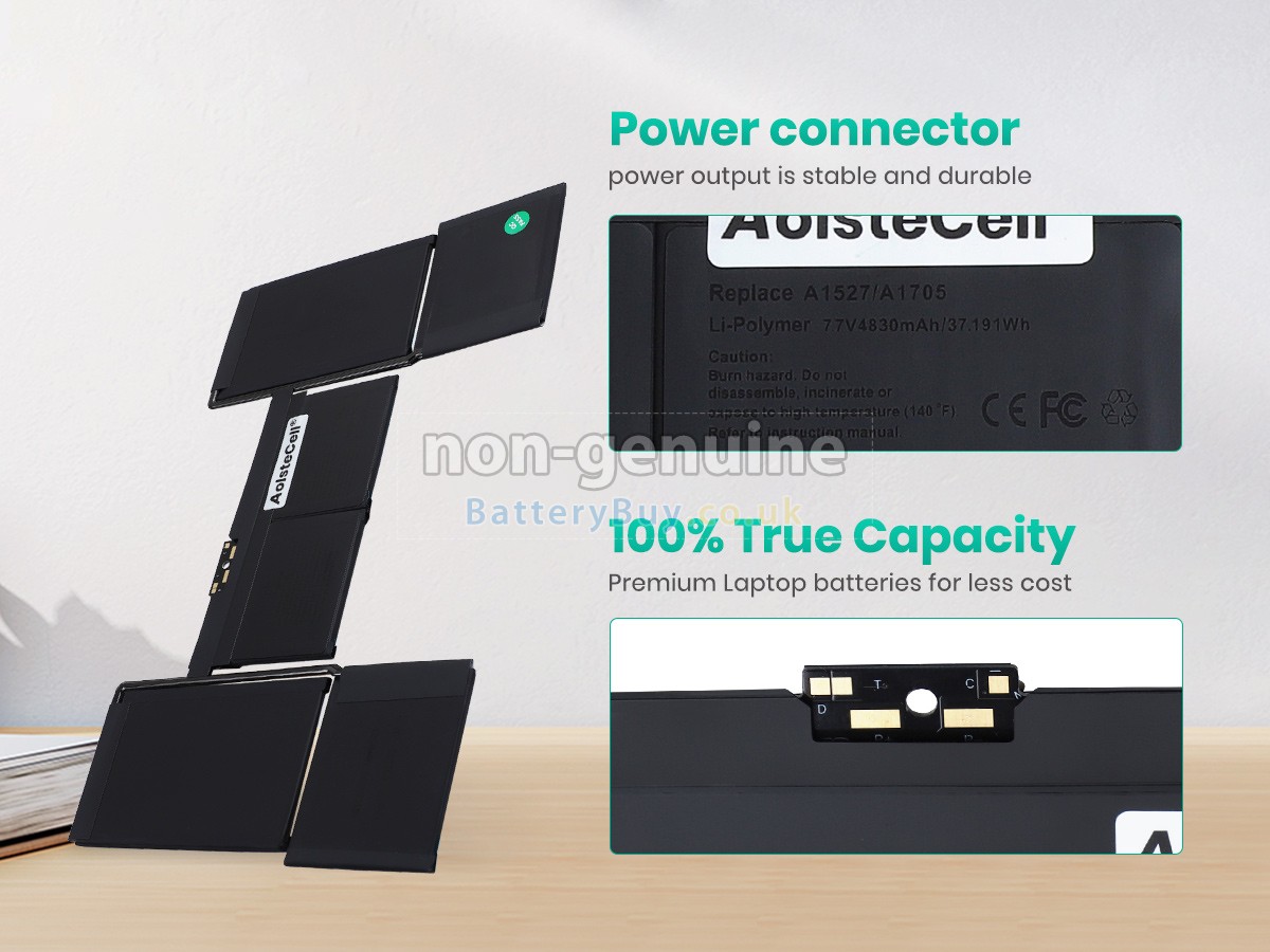 replacement battery for Apple MacBook Air 12-inch Retina A1534 (Early 2016)