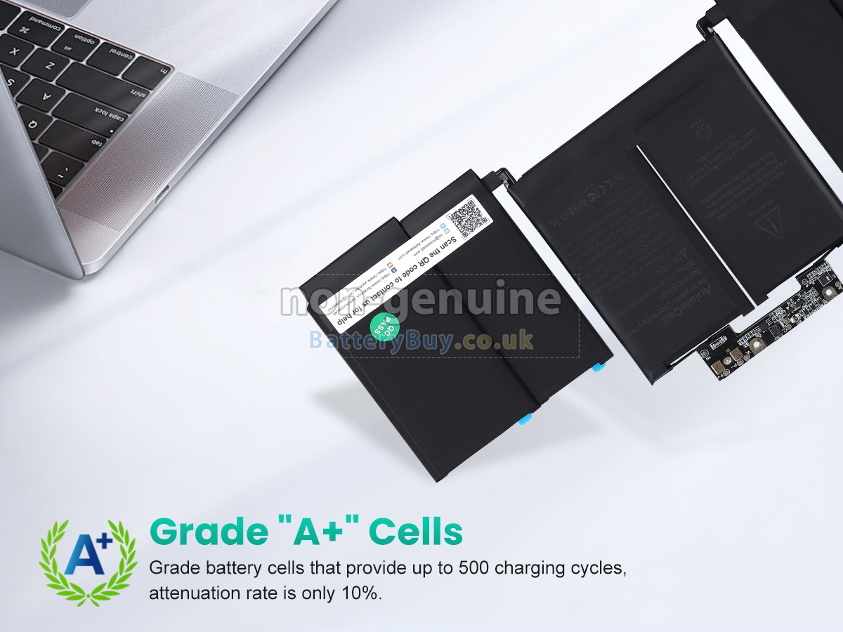 replacement battery for Apple MacBook Pro 13 inch TOUCH BAR A1989(Mid-2018)