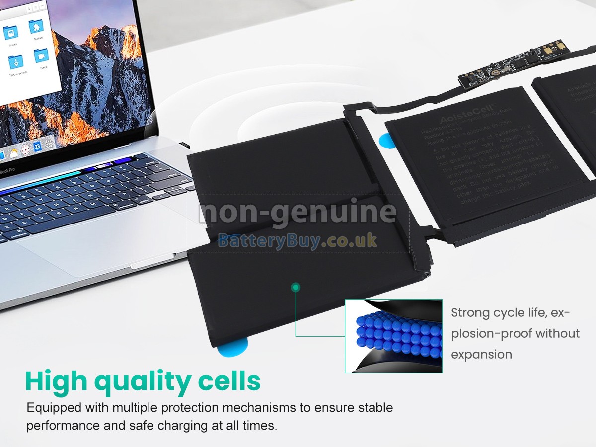 replacement battery for Apple MacBook Pro 16-inch 2019 A2141