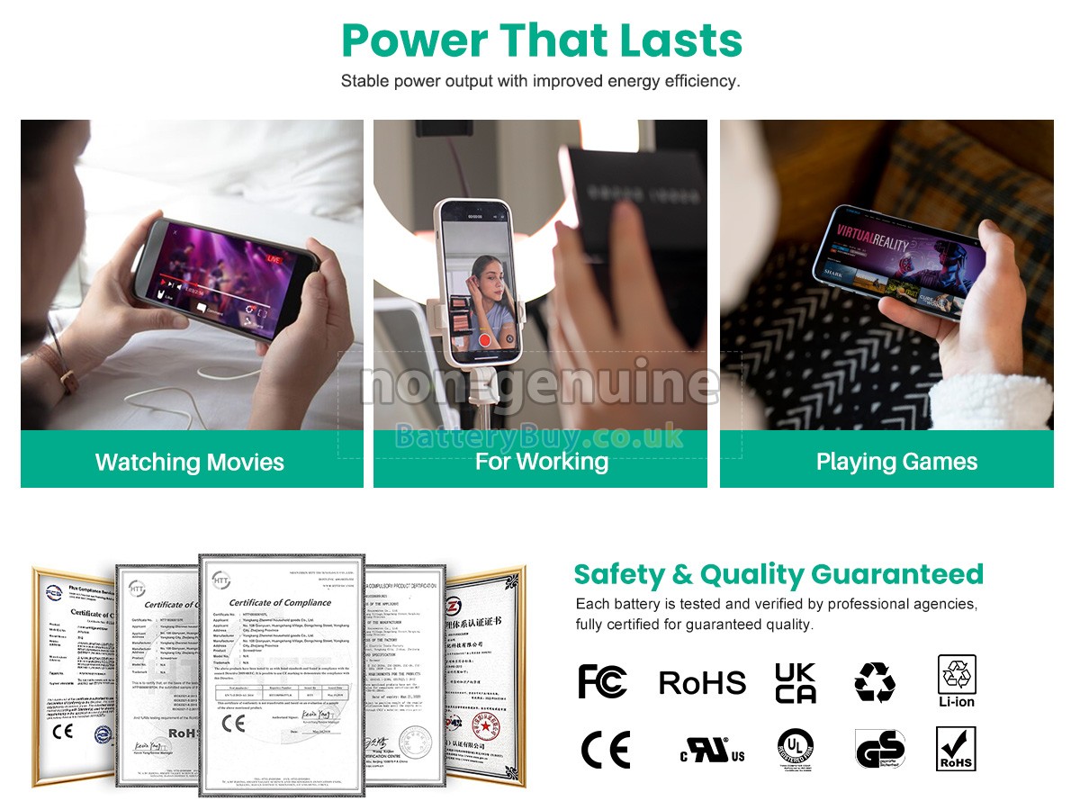 replacement battery for Apple iPad Air 2