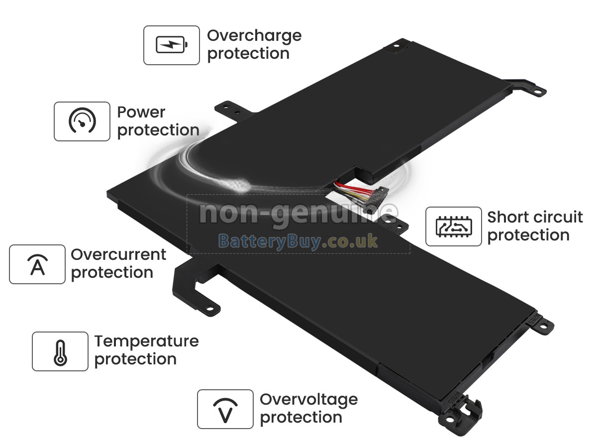 replacement battery for Asus B31N1708