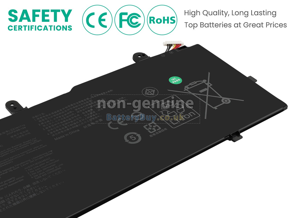replacement battery for Asus VivoBook Flip J401NA