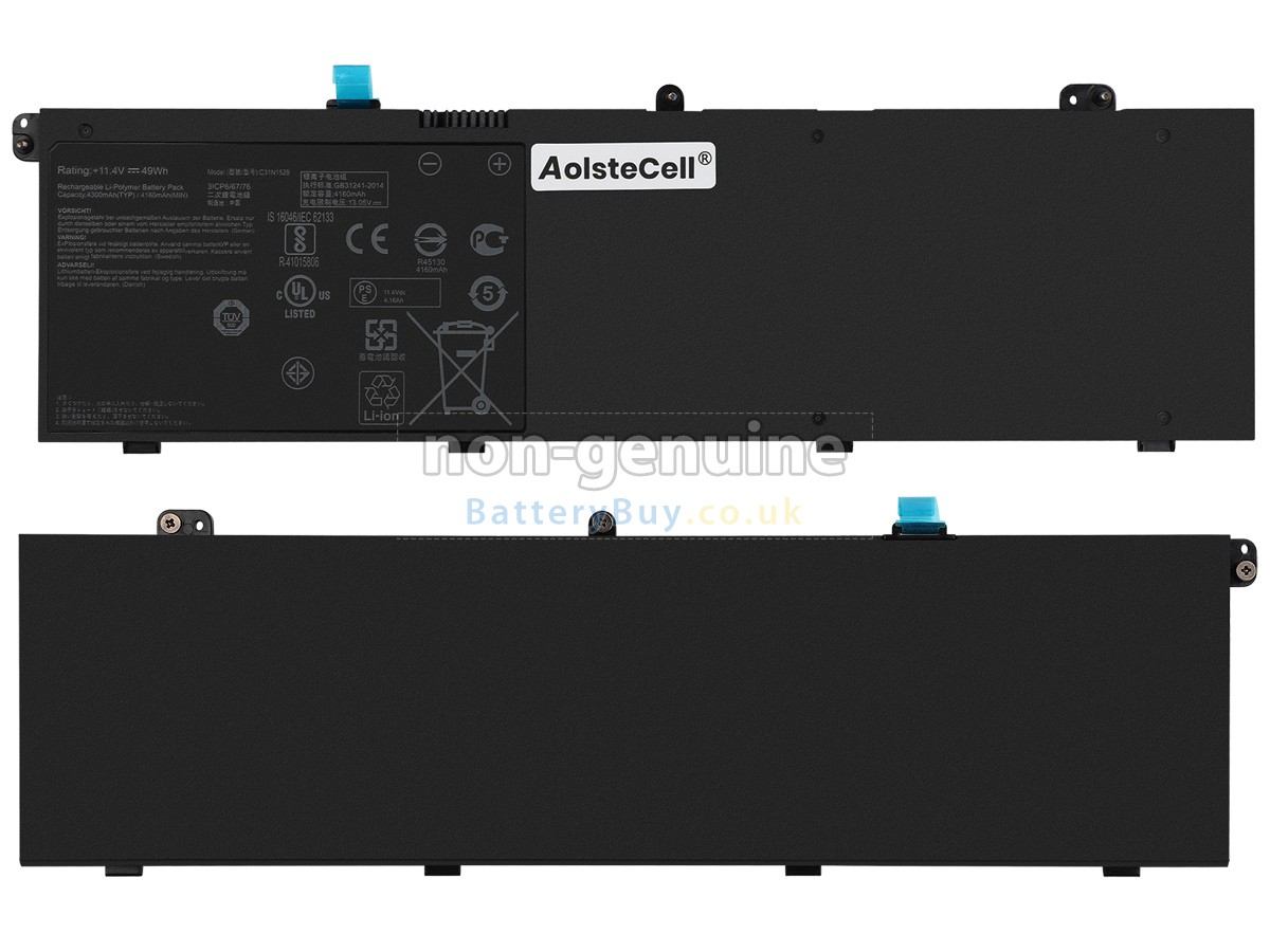 replacement battery for Asus C31N1529