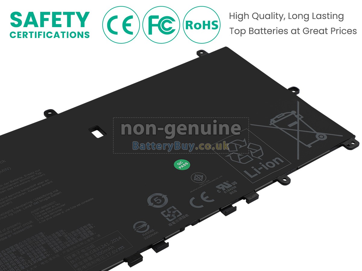 replacement battery for Asus NOVAGO TP370QL-EL001T