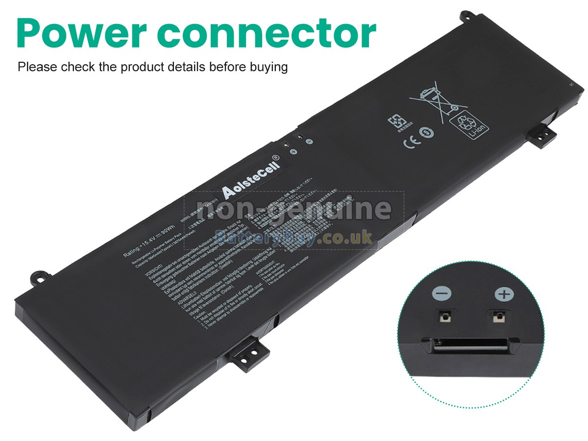 replacement battery for Asus Rog STRIX G17 G713RS-KH005W