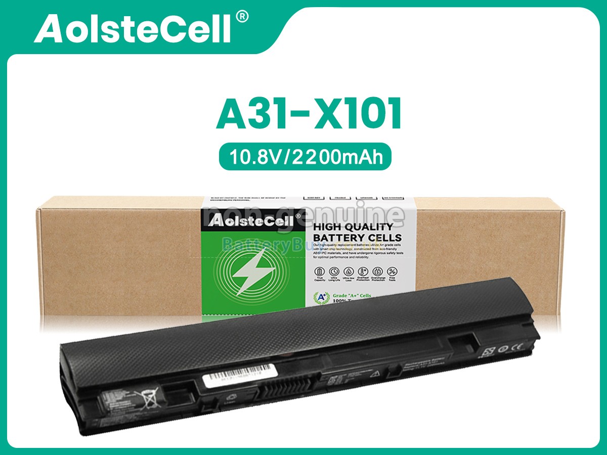 replacement battery for Asus Eee PC X101