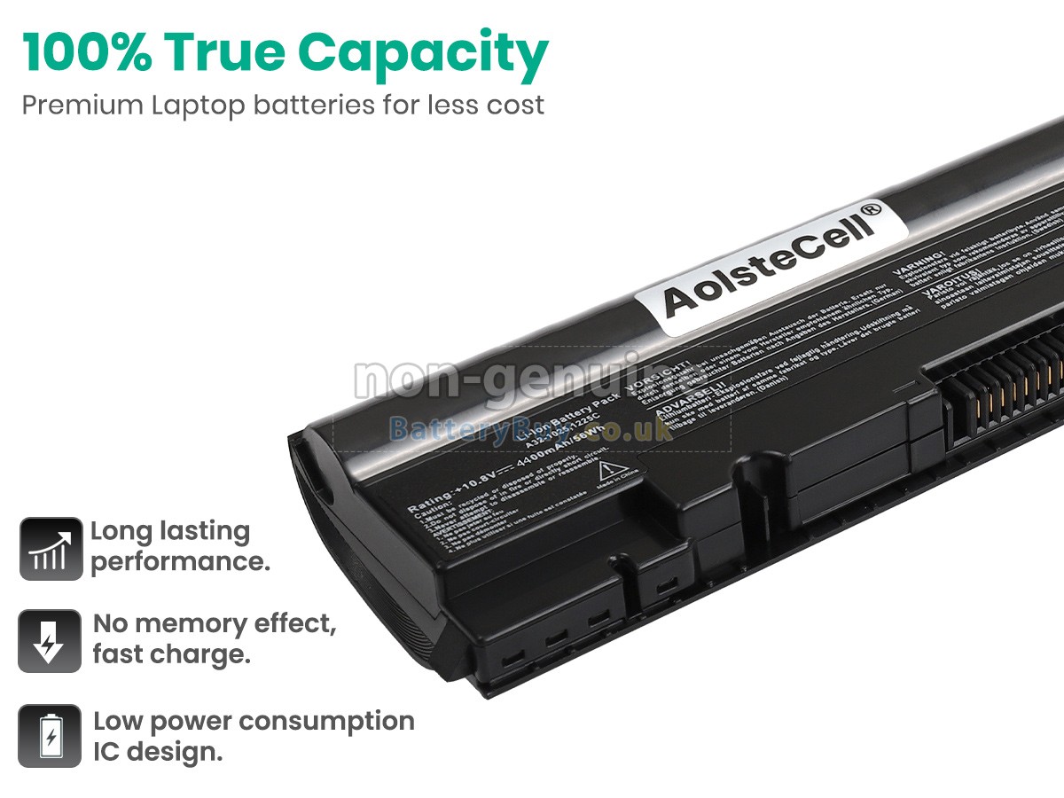 replacement battery for Asus Eee PC R052