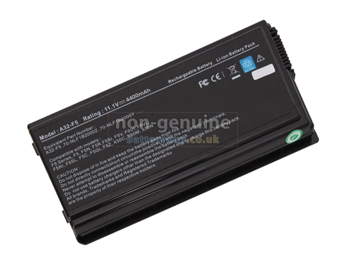 replacement battery for Asus Pro50