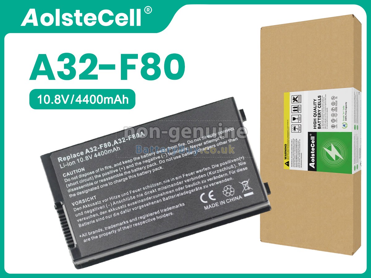 replacement battery for Asus X82S