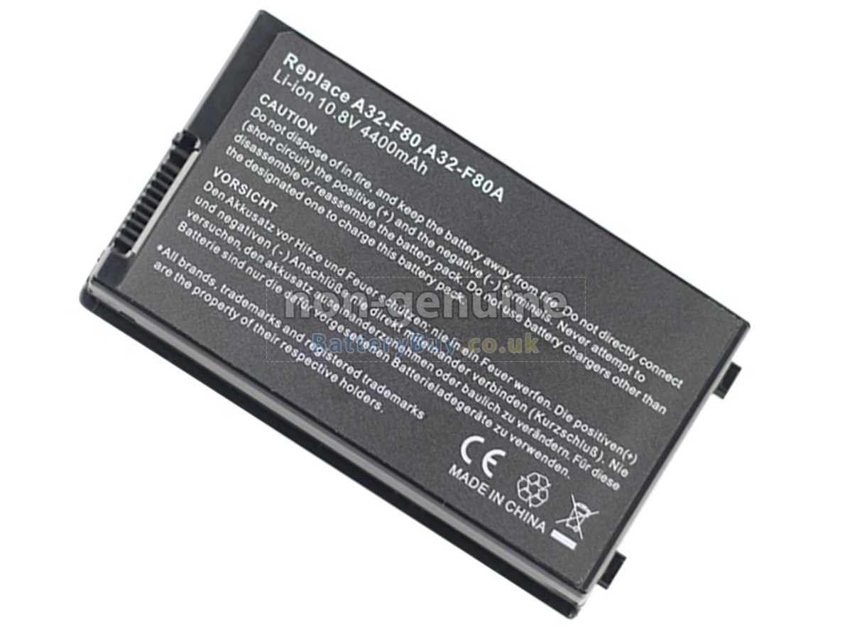 replacement battery for Asus X82S