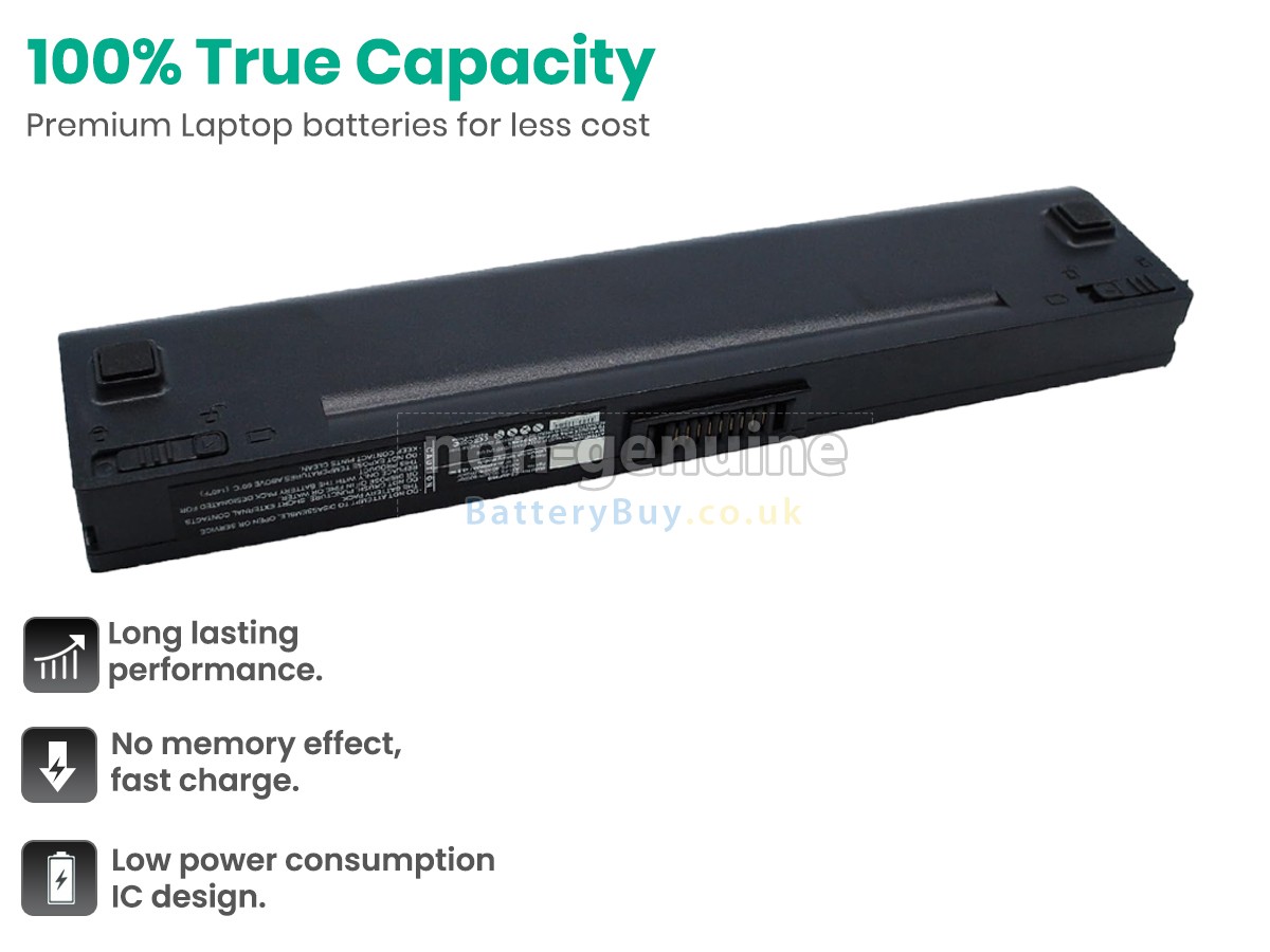 replacement battery for Asus X20E