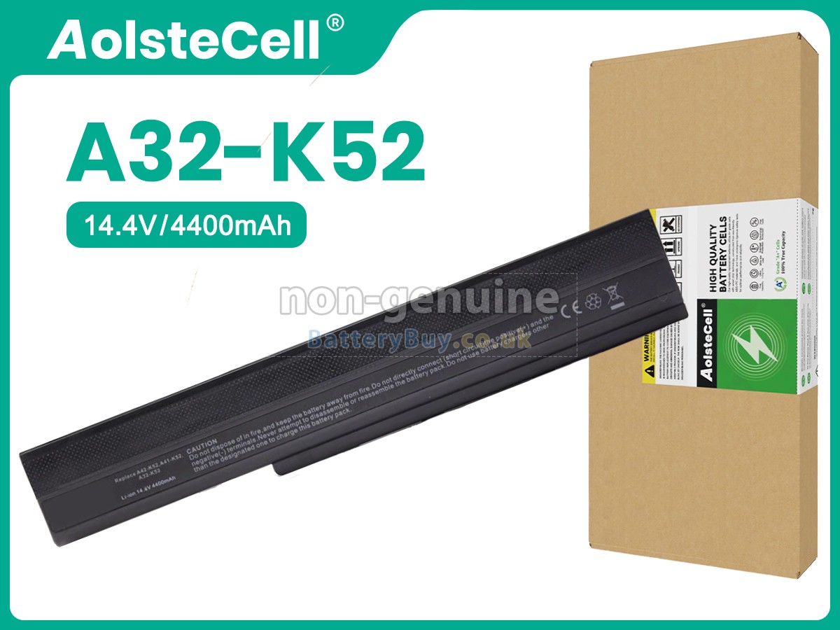 replacement battery for Asus K52DE
