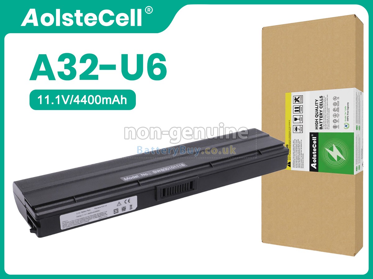 replacement battery for Asus U6E