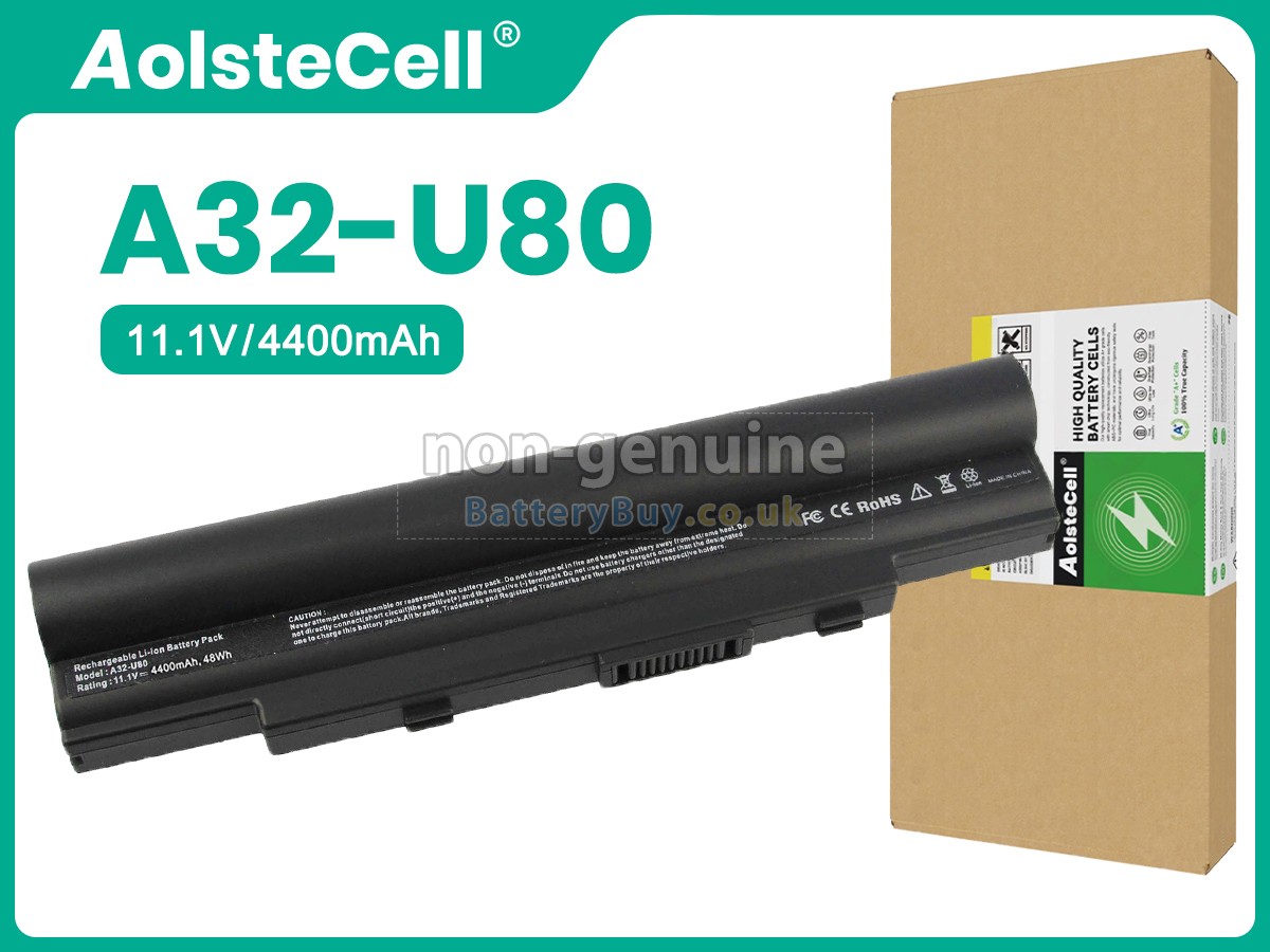 replacement battery for Asus U80A