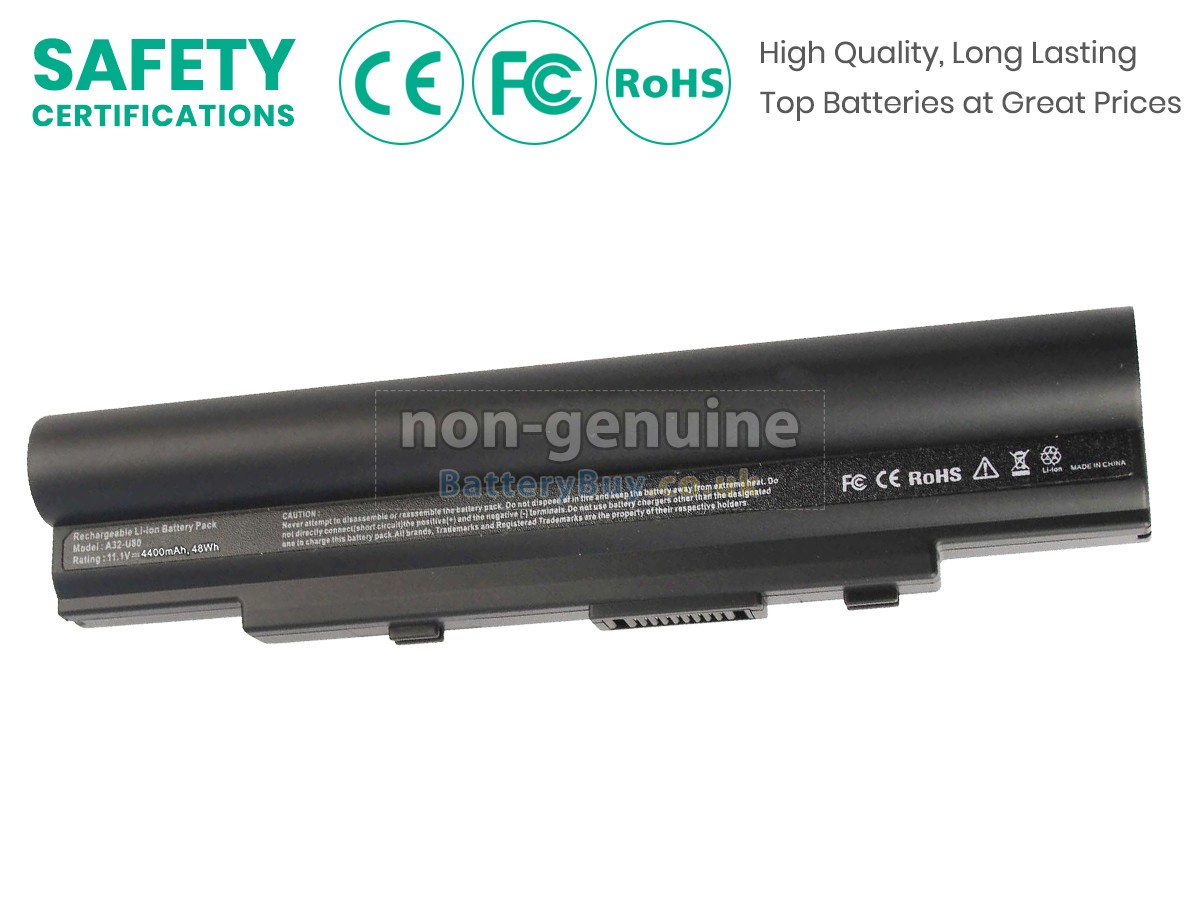 replacement battery for Asus U80A