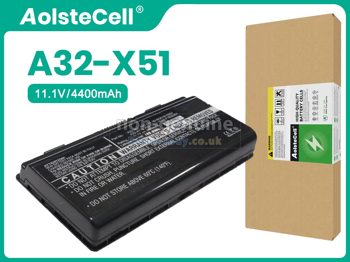replacement battery for Asus X58