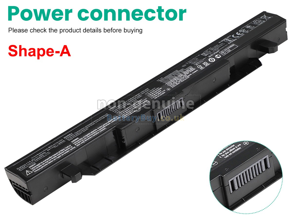 replacement battery for Asus ZX50V