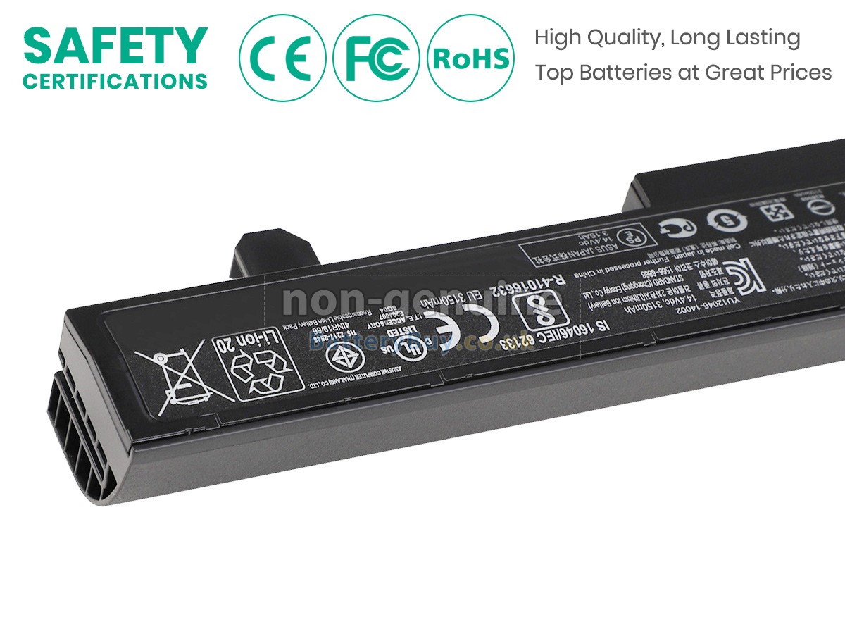 replacement battery for Asus ZX50V