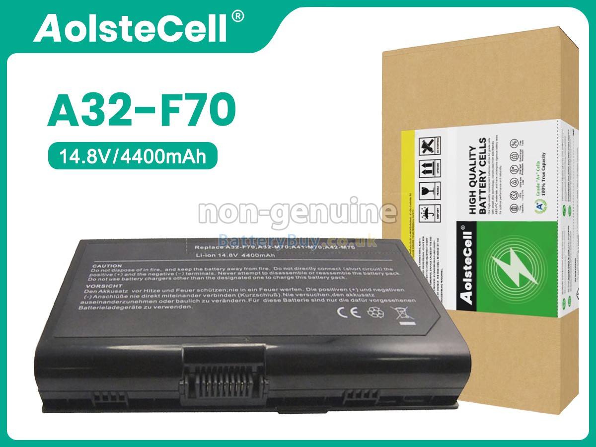 replacement battery for Asus X72J
