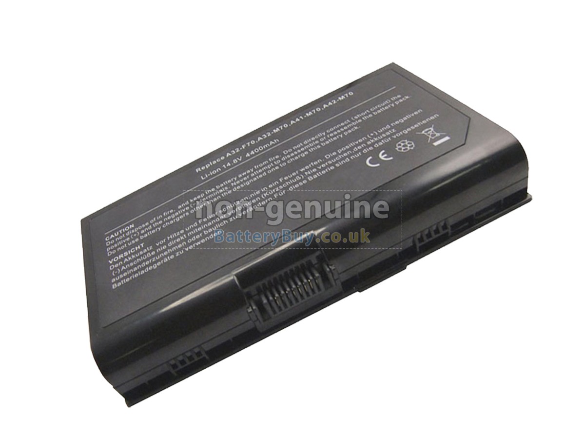 replacement battery for Asus X72J
