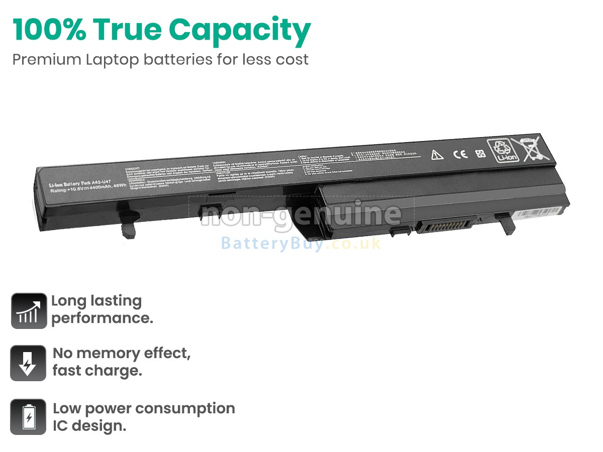 replacement battery for Asus U47V