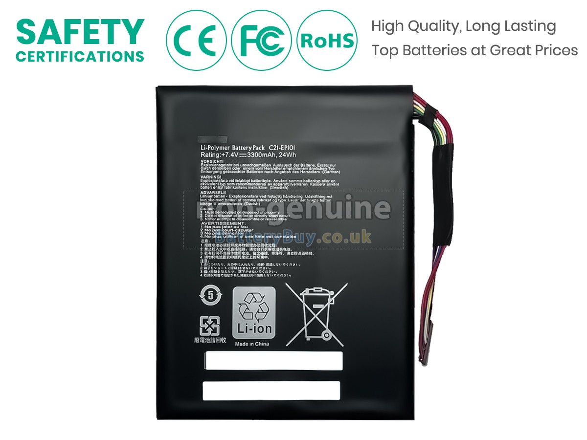 replacement battery for Asus TF101-X1 16GB
