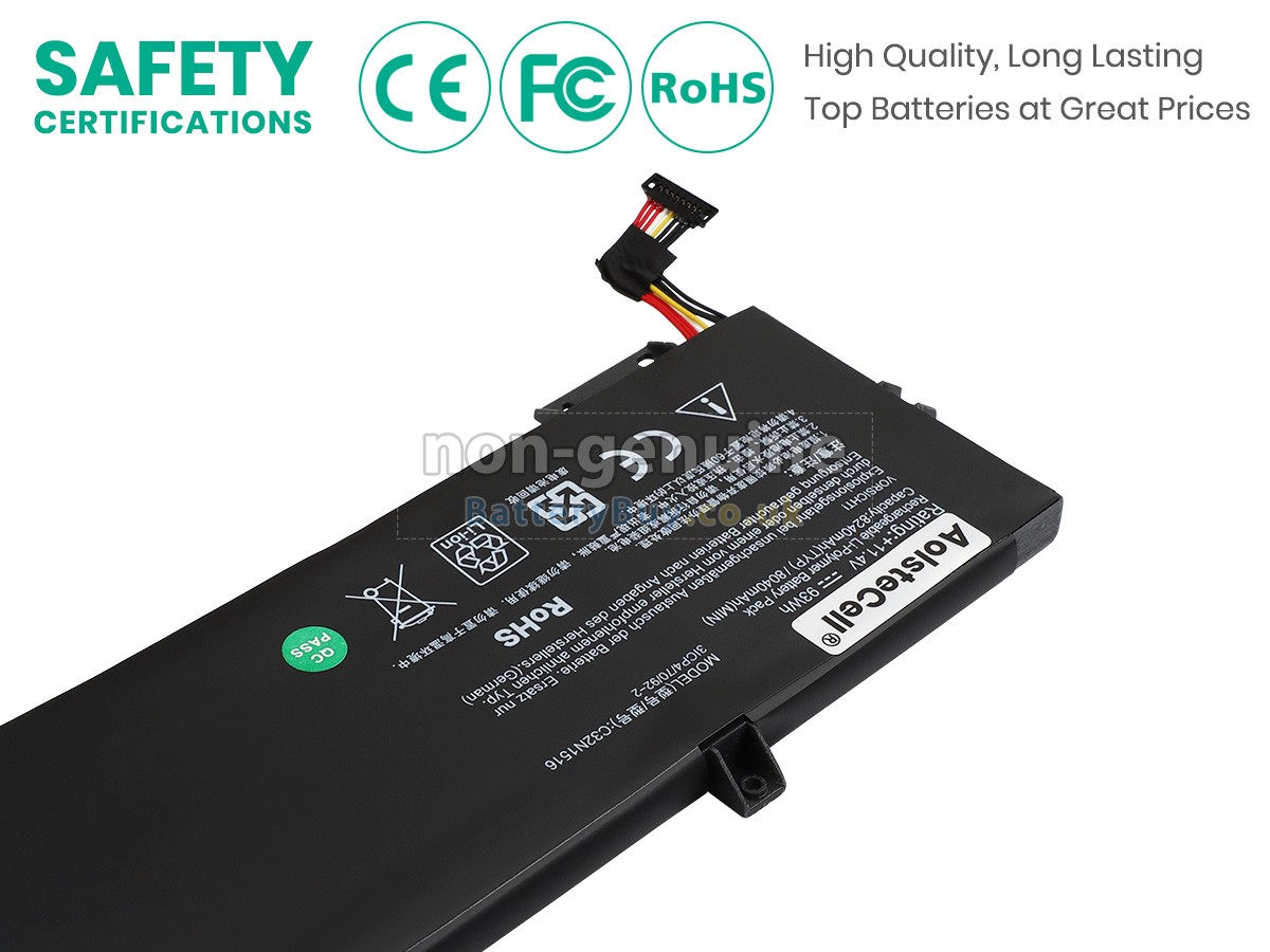 replacement battery for Asus Rog G701VO-GC007T