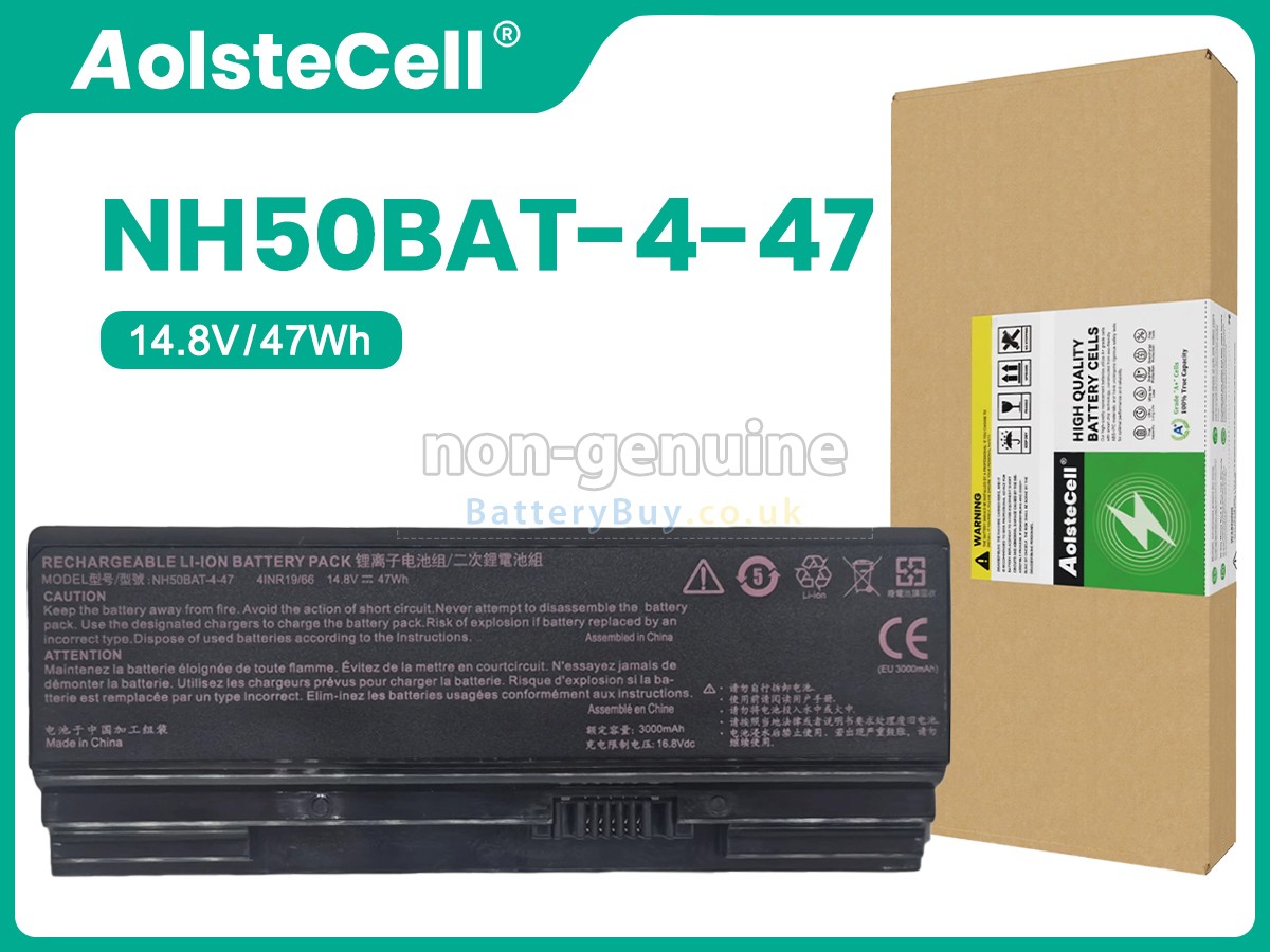 replacement battery for Clevo NH57RH