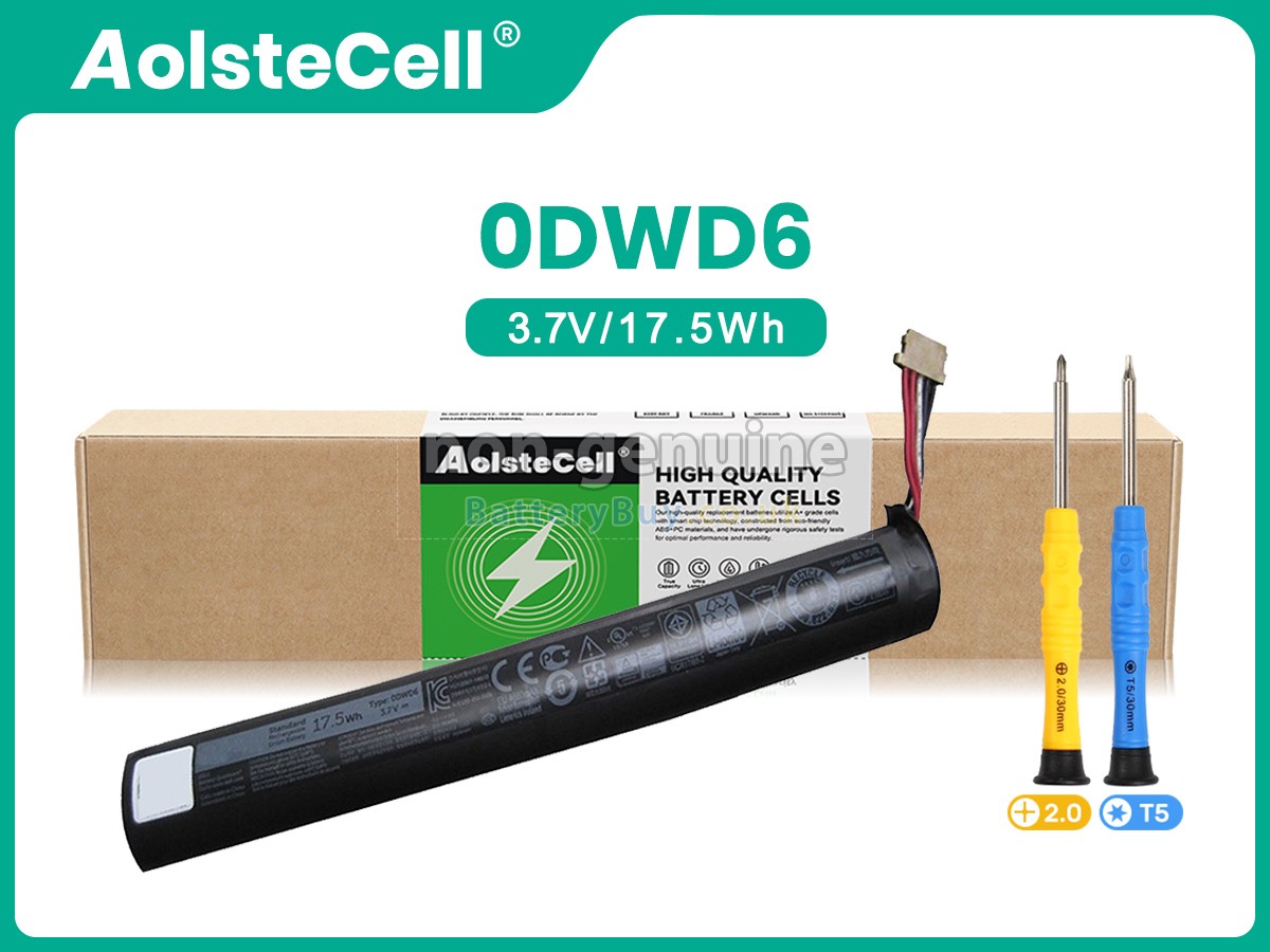 replacement battery for Dell ODWD6