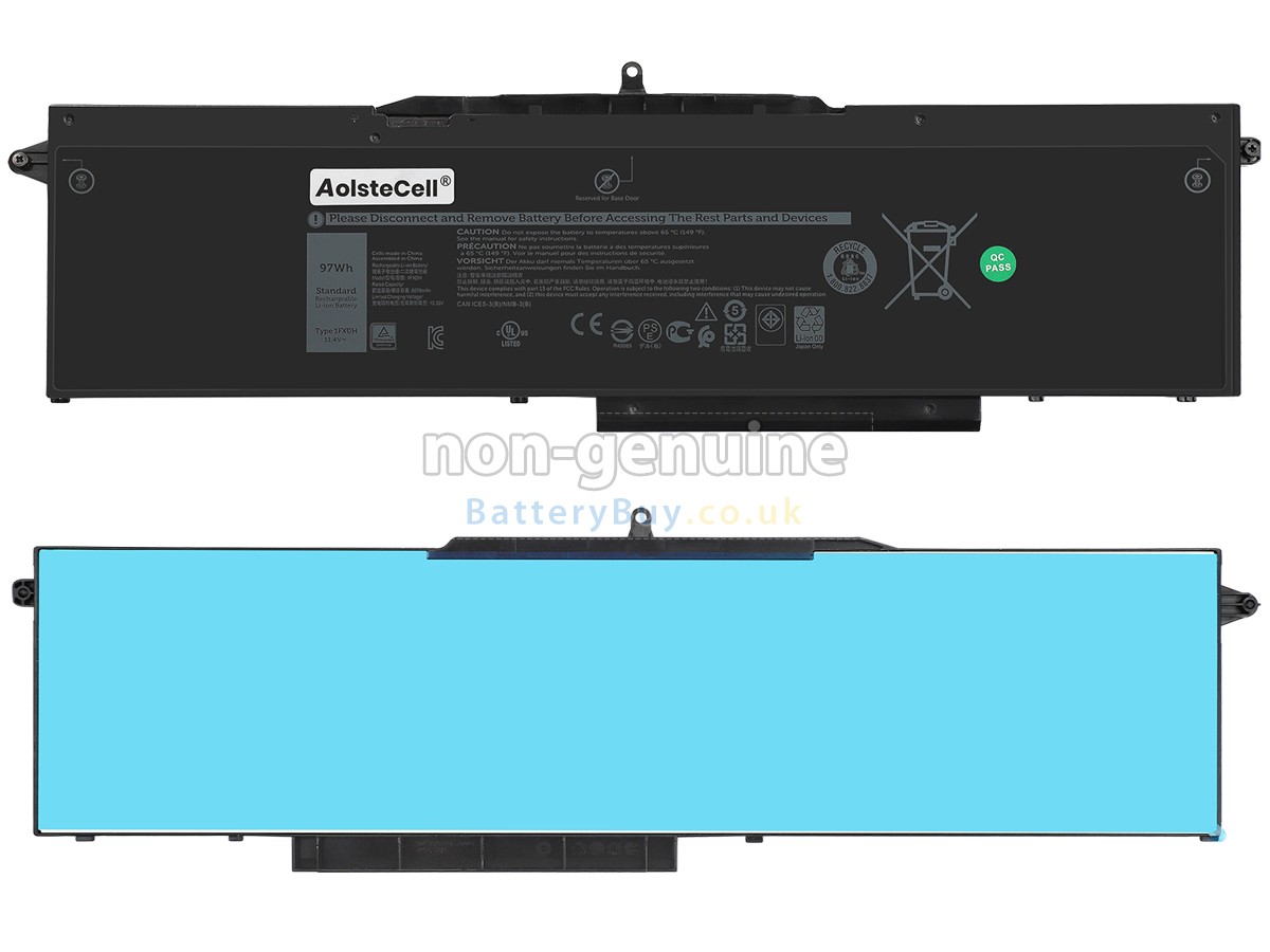 replacement battery for Dell P80F004