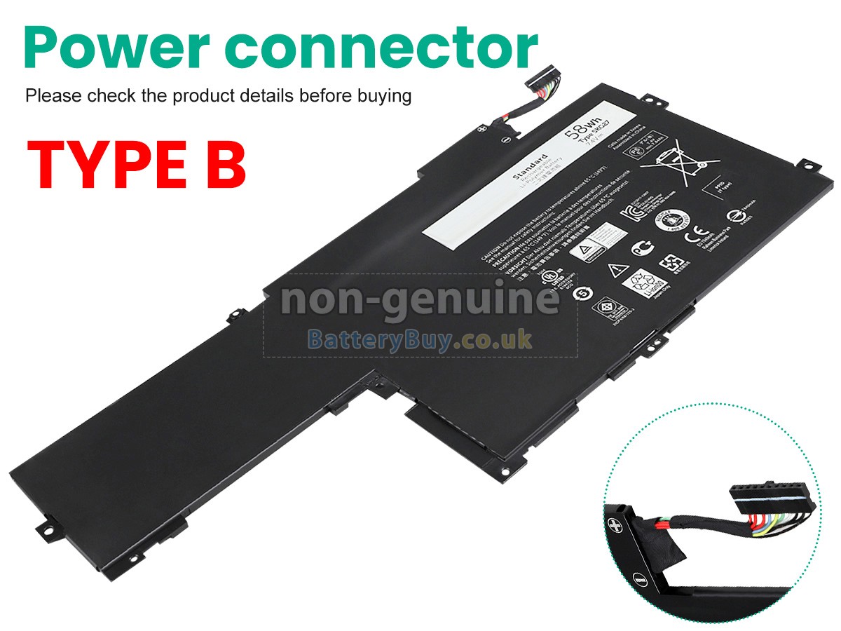 replacement battery for Dell Inspiron 14 7000