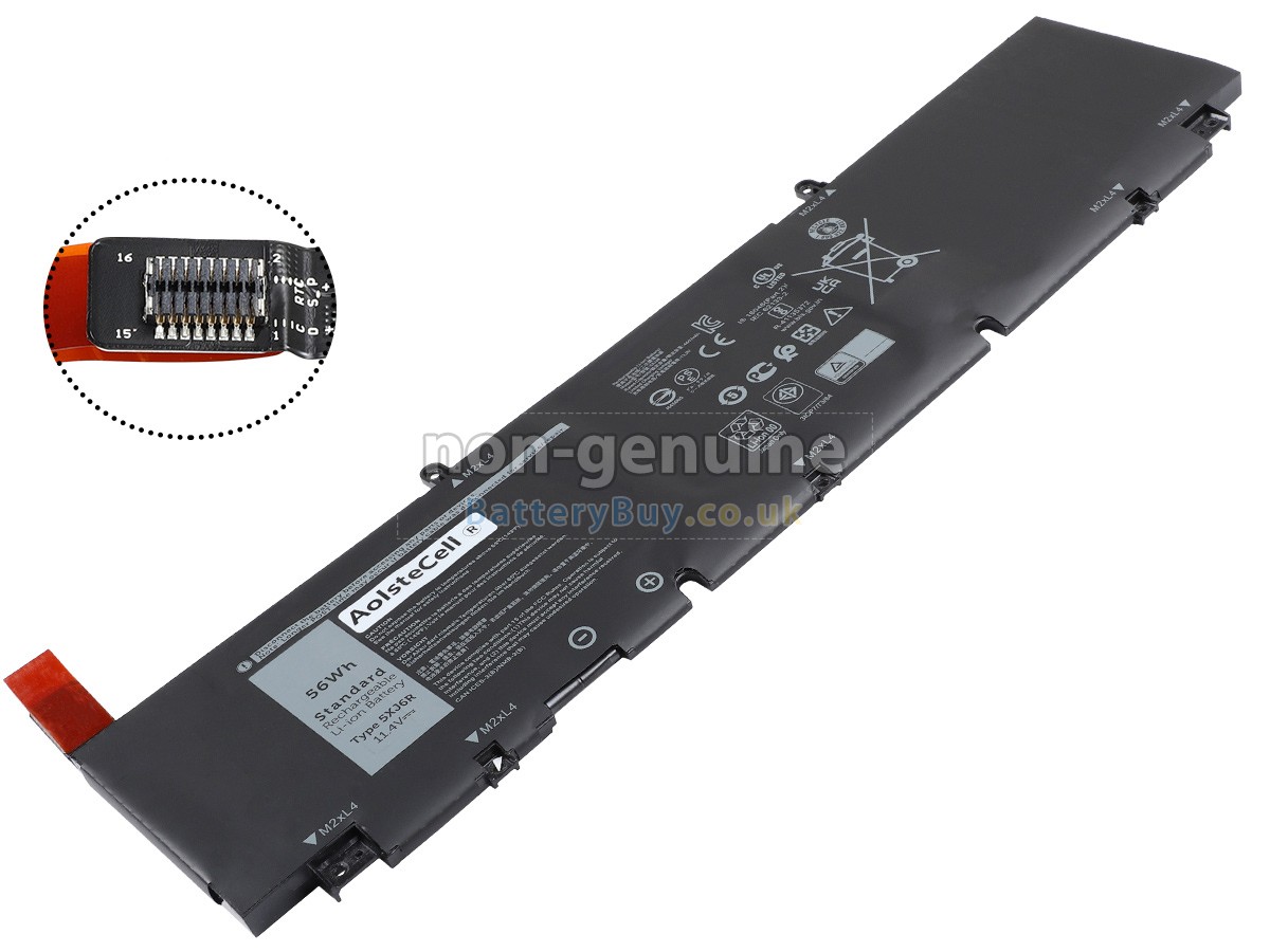 replacement battery for Dell 5XJ6R