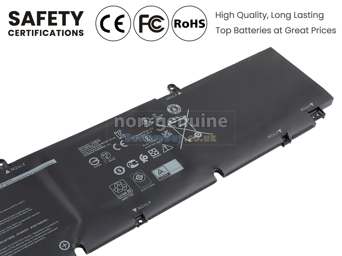 replacement battery for Dell 5XJ6R