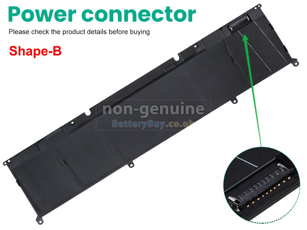 replacement battery for Dell P106F