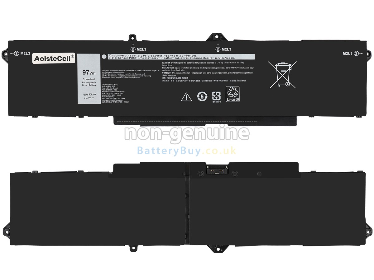 replacement battery for Dell P51E002