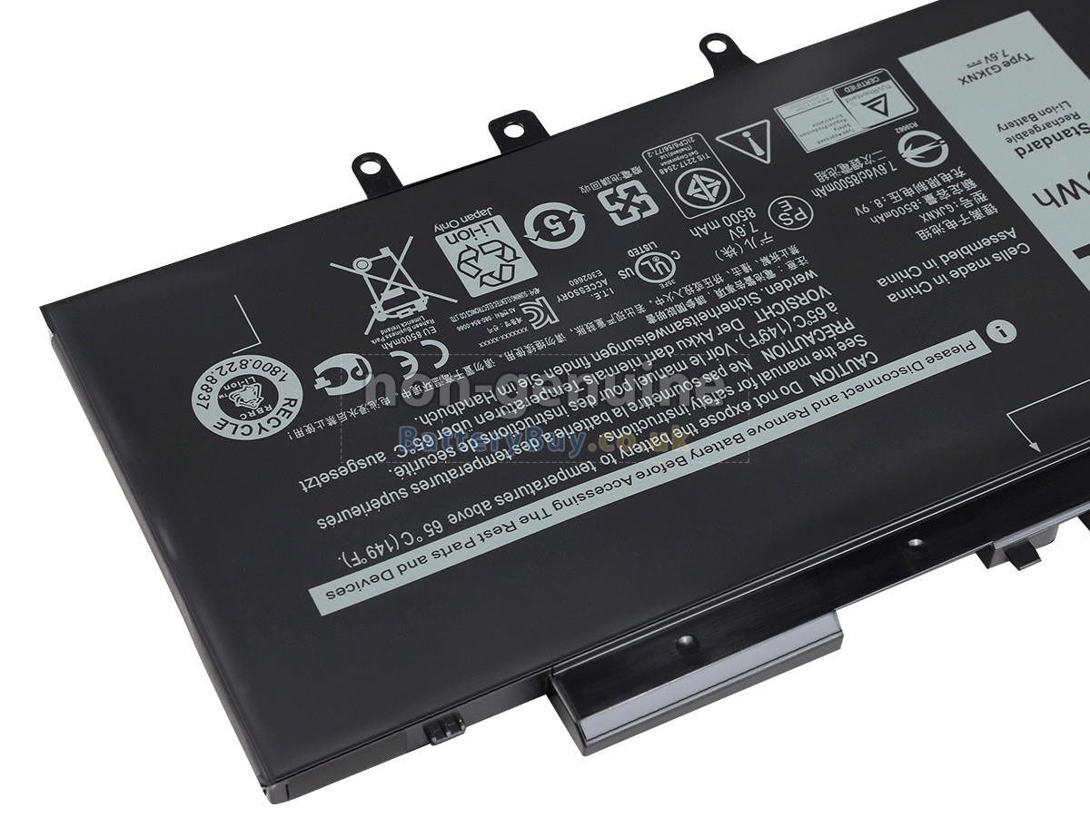 replacement battery for Dell GJKNX