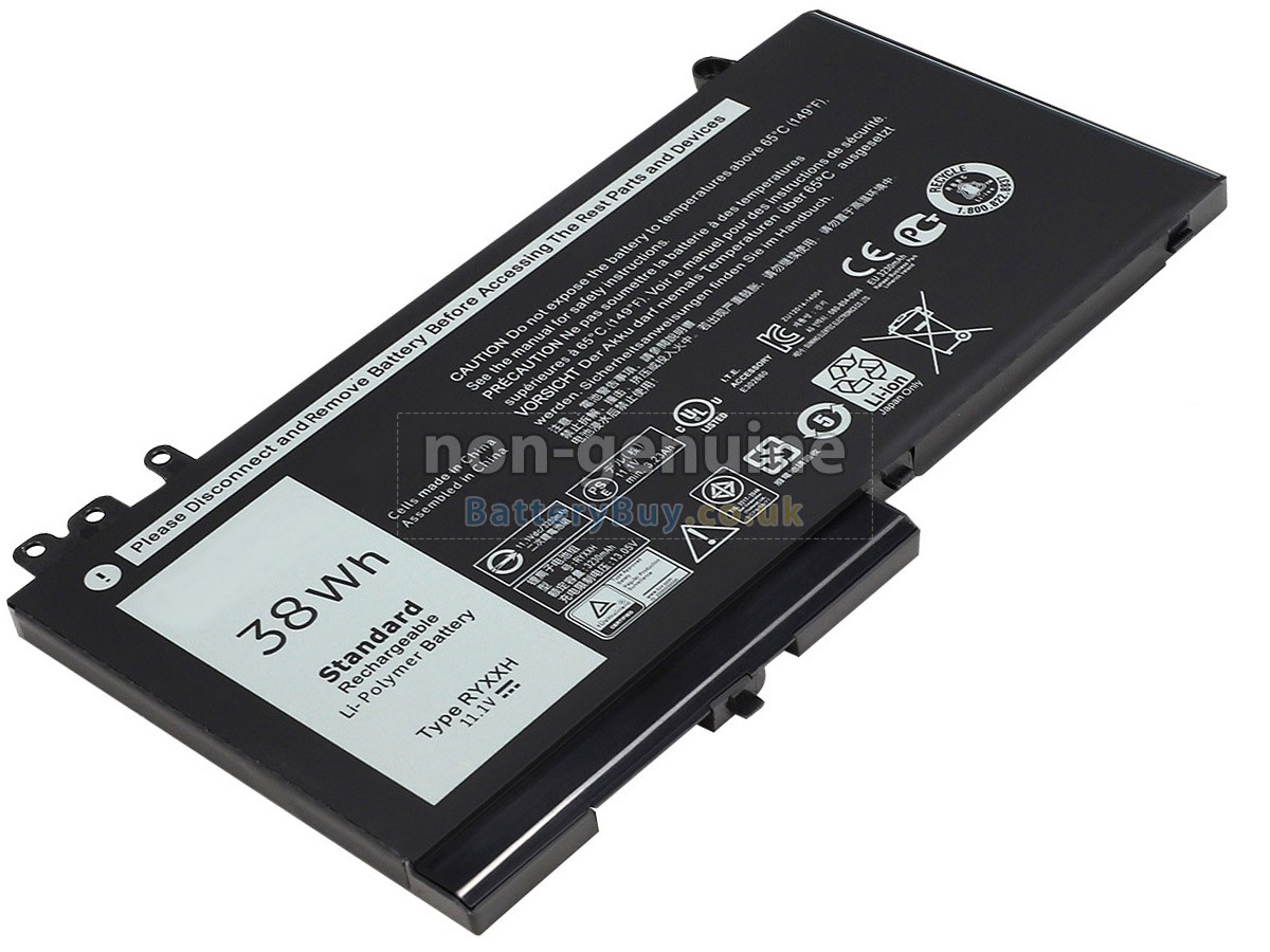 replacement battery for Dell RYXXH