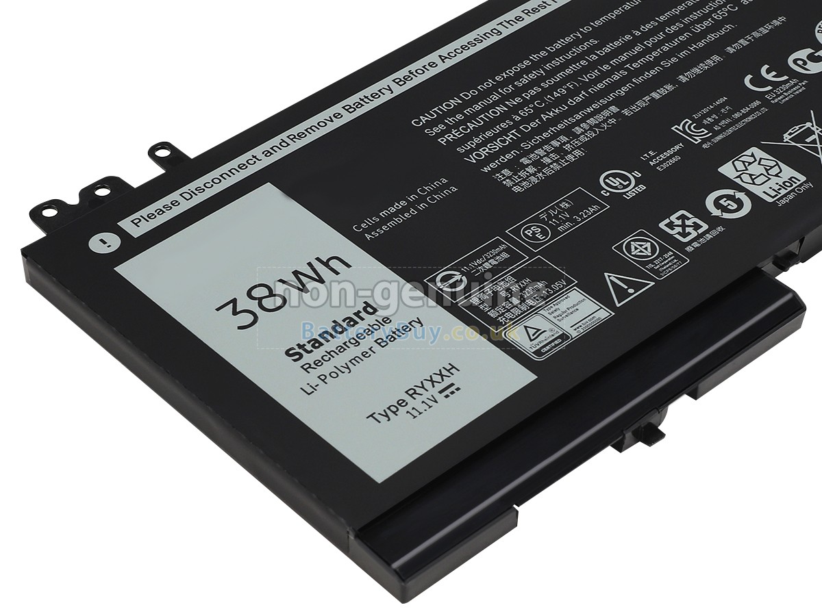 replacement battery for Dell RYXXH