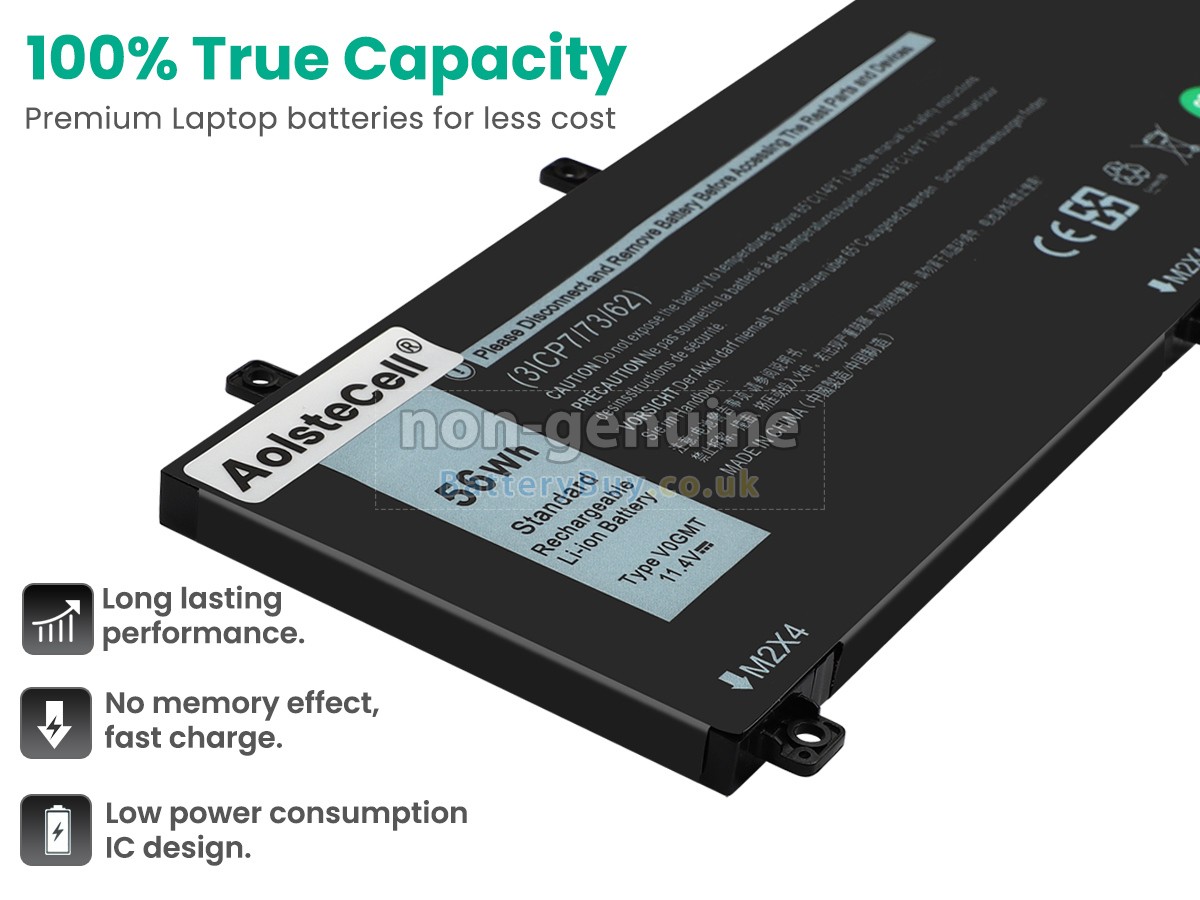 replacement battery for Dell 4K1VM