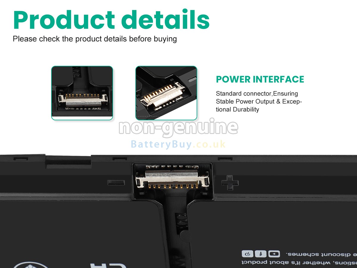 replacement battery for Dell P106F