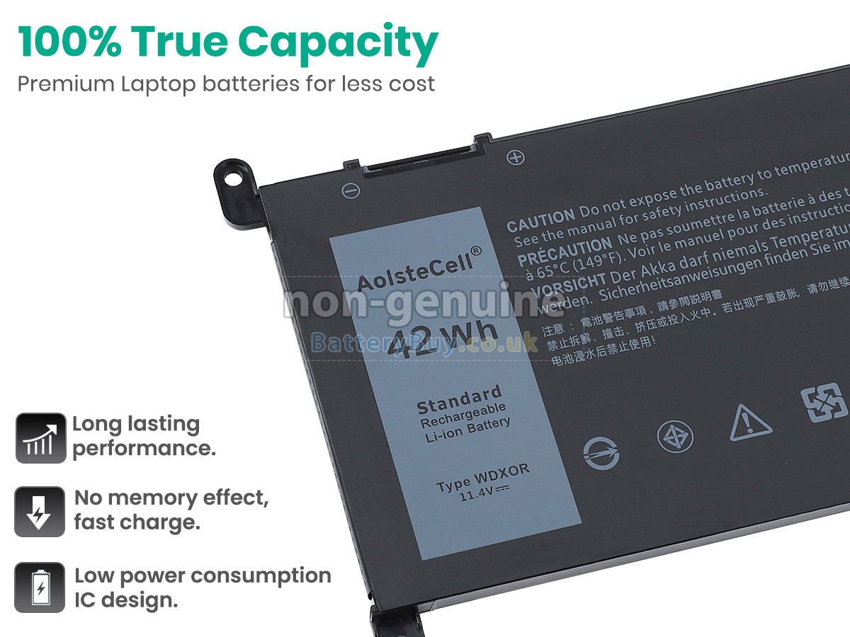 replacement battery for Dell P75F