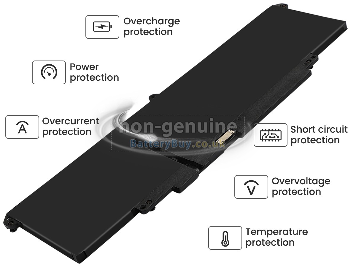 replacement battery for Dell P176G001