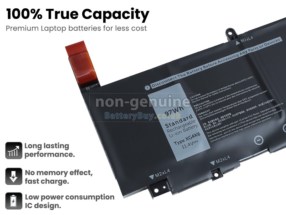 replacement battery for Dell 01RR3