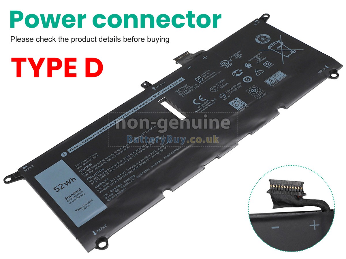 replacement battery for Dell Inspiron 14 7000