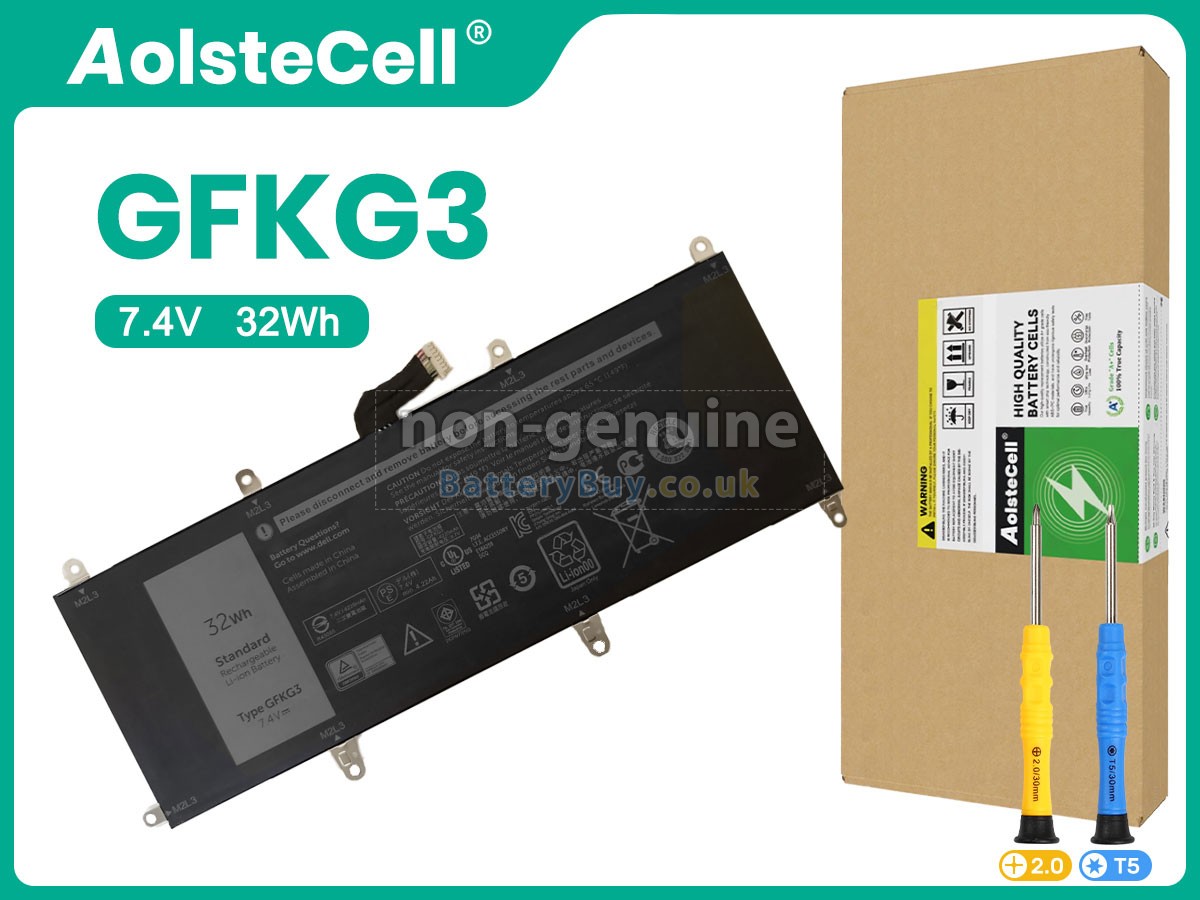 replacement battery for Dell T16G001